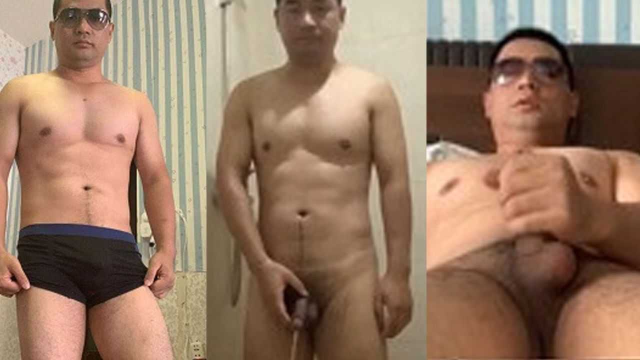 圈中名人健身力哥洗澡后飞机射