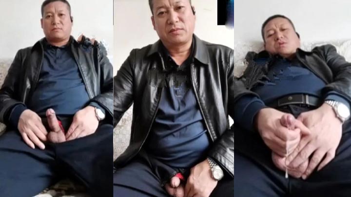 大叔硬起来挺长的，视频玩射