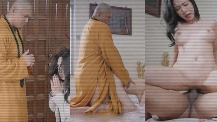 国产剧-淫僧释某信禅房偷拍实录少林肉棒替女信徒消灾解厄